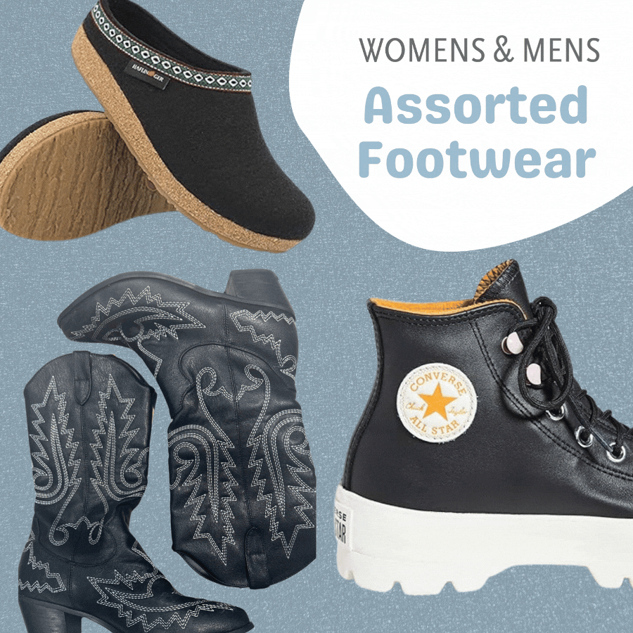 Secondhand Footwear Assorted Wholesale - Helpsy Source