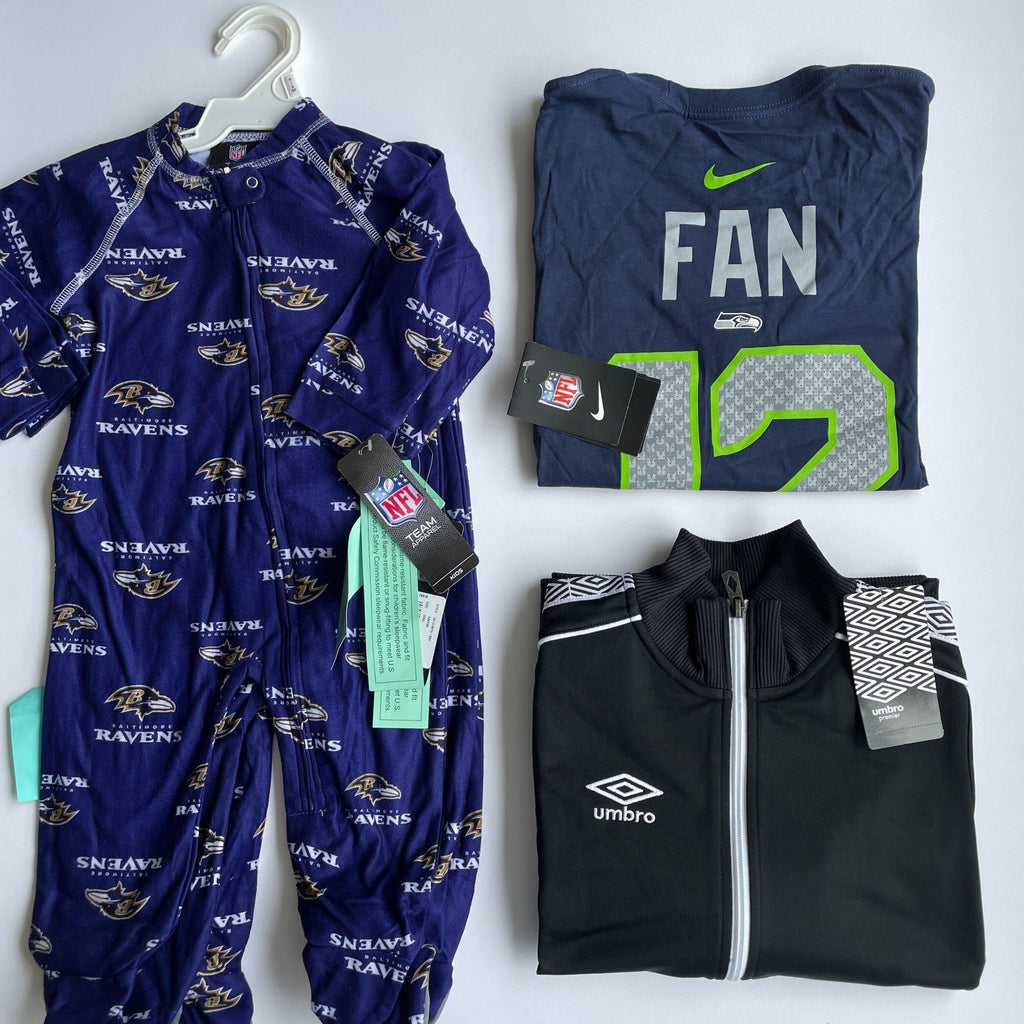 Infant, Kids, Youth NWT Wholesale Sports and Athletic Apparel 
