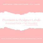 Premium & Designer Labels Variety Wholesale With Manifest