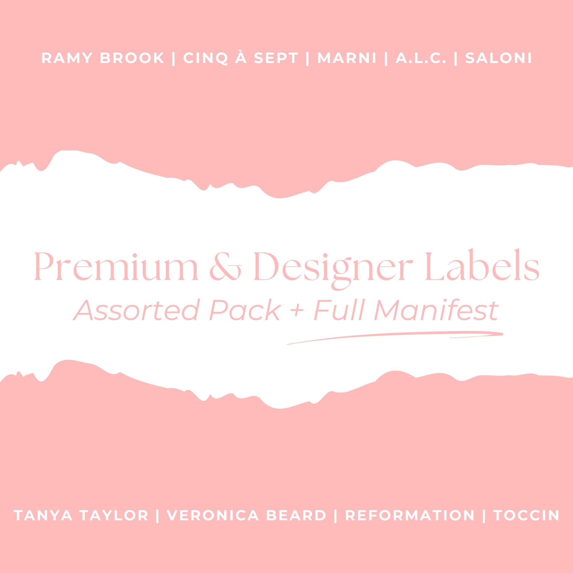 Premium & Designer Labels Variety Wholesale With Manifest