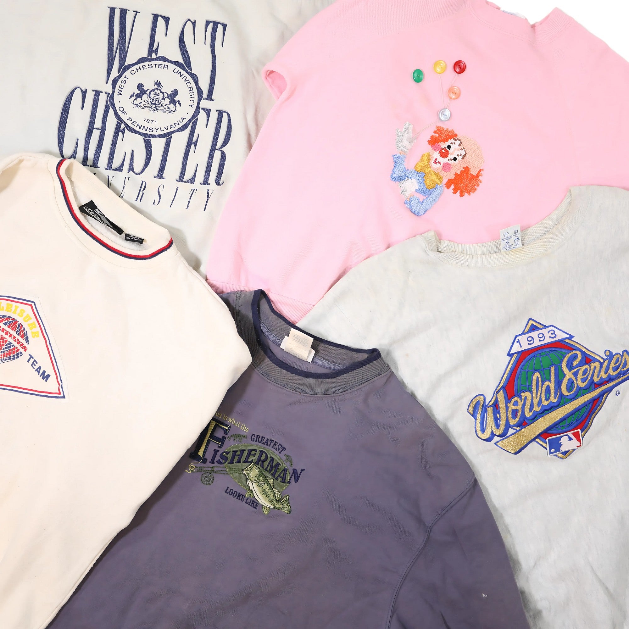 Vintage Wholesale: T-Shirt and Sweatshirt Assortment