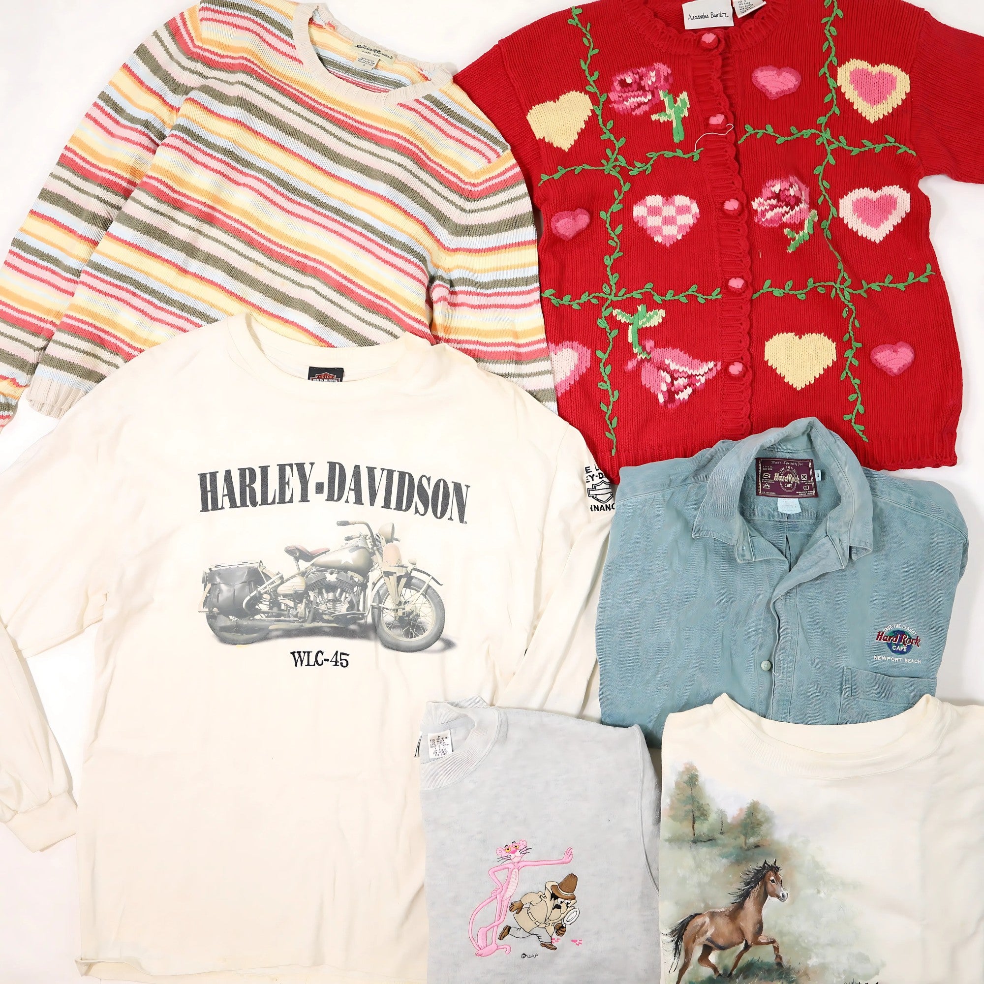 Vintage Wholesale: Sweater and Shirt Assortment