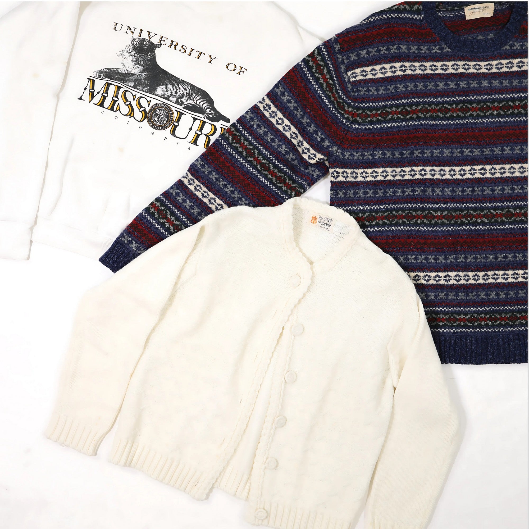 Vintage Wholesale: Sweater and Shirt Assortment