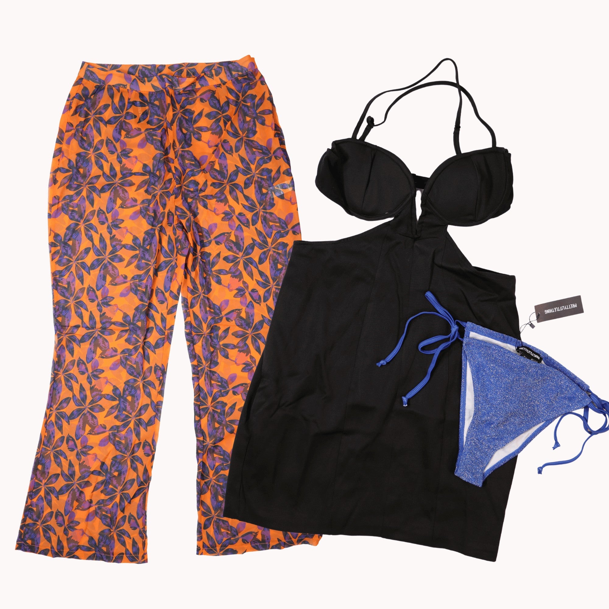 Prettylittlething NWT Swim, Party, Resortwear Mix