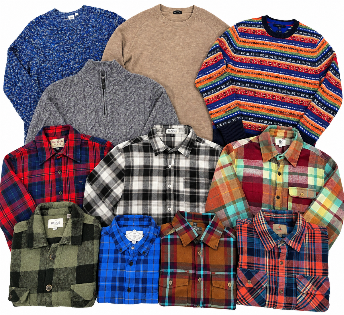 Mixed Label v2 Men's Flannels & Sweaters