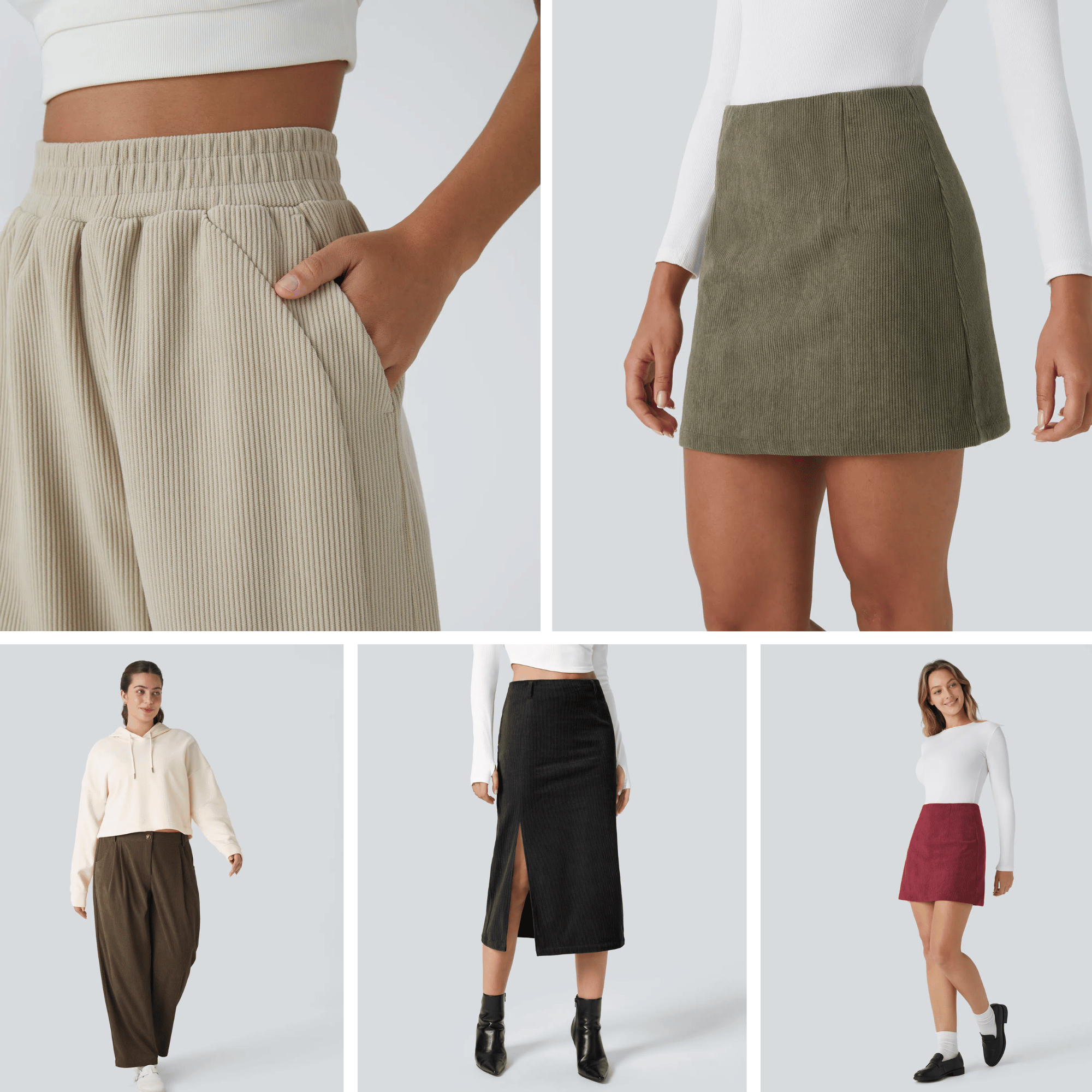 That TikTok Brand Corduroy Skirts & Pants - Helpsy Source